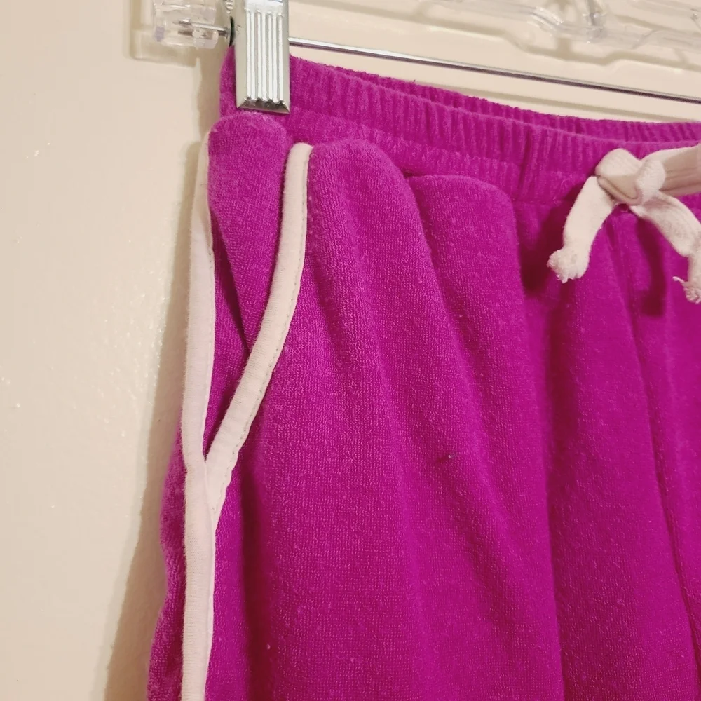 Franki for Francesca's | Fuchsia Pink Terry Cloth Athleisure Shorts (Size 10)